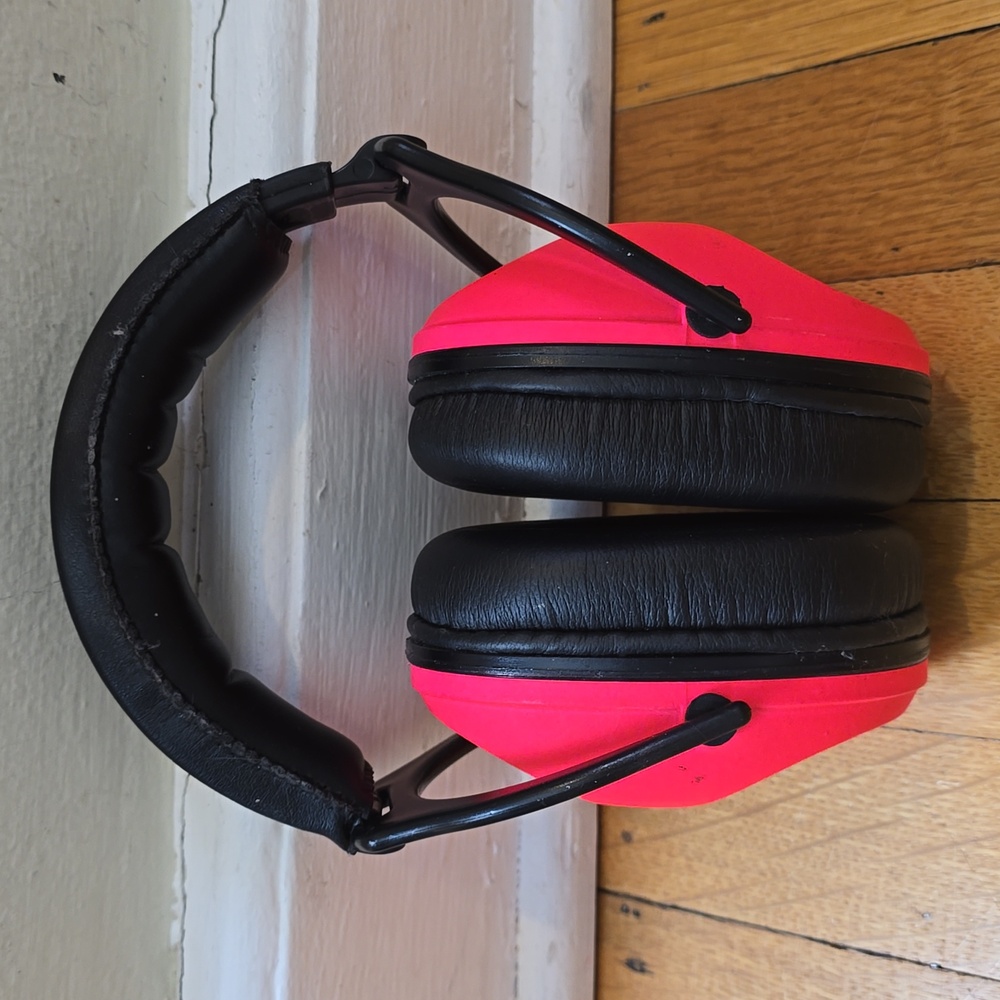 Pro Ears ReVO, Passive Hearing Protection Earmuffs, Neon Pink, VGUC, Youth